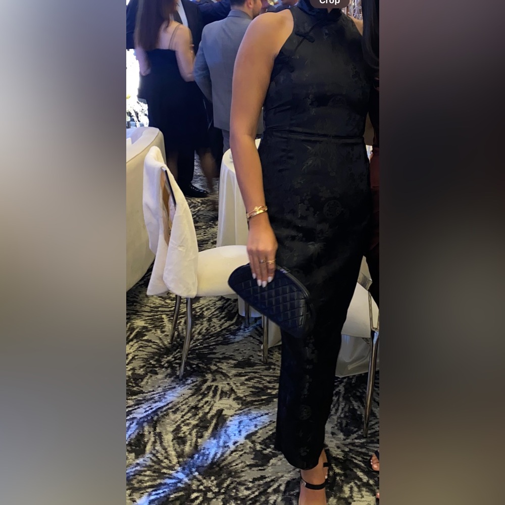 Sau lee Jill Chinese black dress